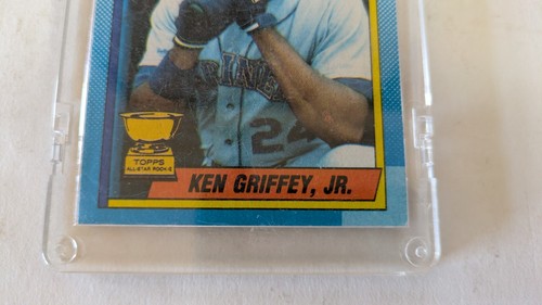1990 baseball card Ken Griffey Jr Mariners Topps - Picture 3 of 7