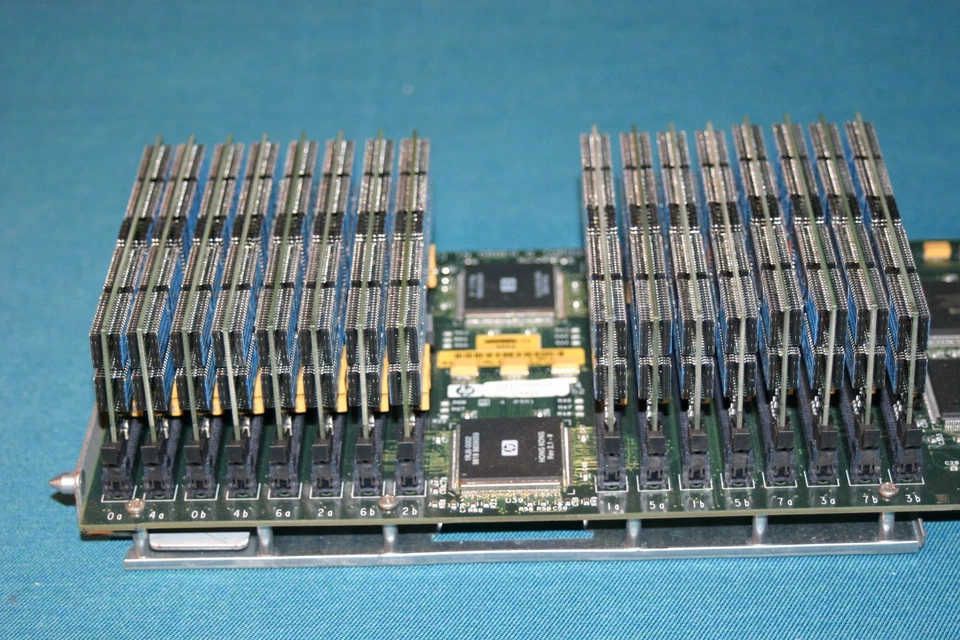 HP SERVER MEMORY RAM MODULE VINTAGE 4096MB HP3000 256MB X 16 1999 11001-02 GOLD - Image 2 of 4