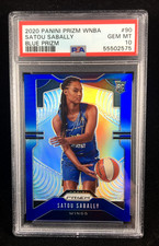 Pop 27 PSA 10 Satou Sabally 2020 WNBA Prizm Blue /149 #90 RC Rookie Wings