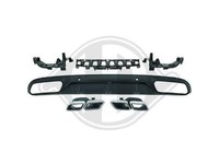 Diffusor Hinten C63-Optik FüR Mercedes W205 2015-2018