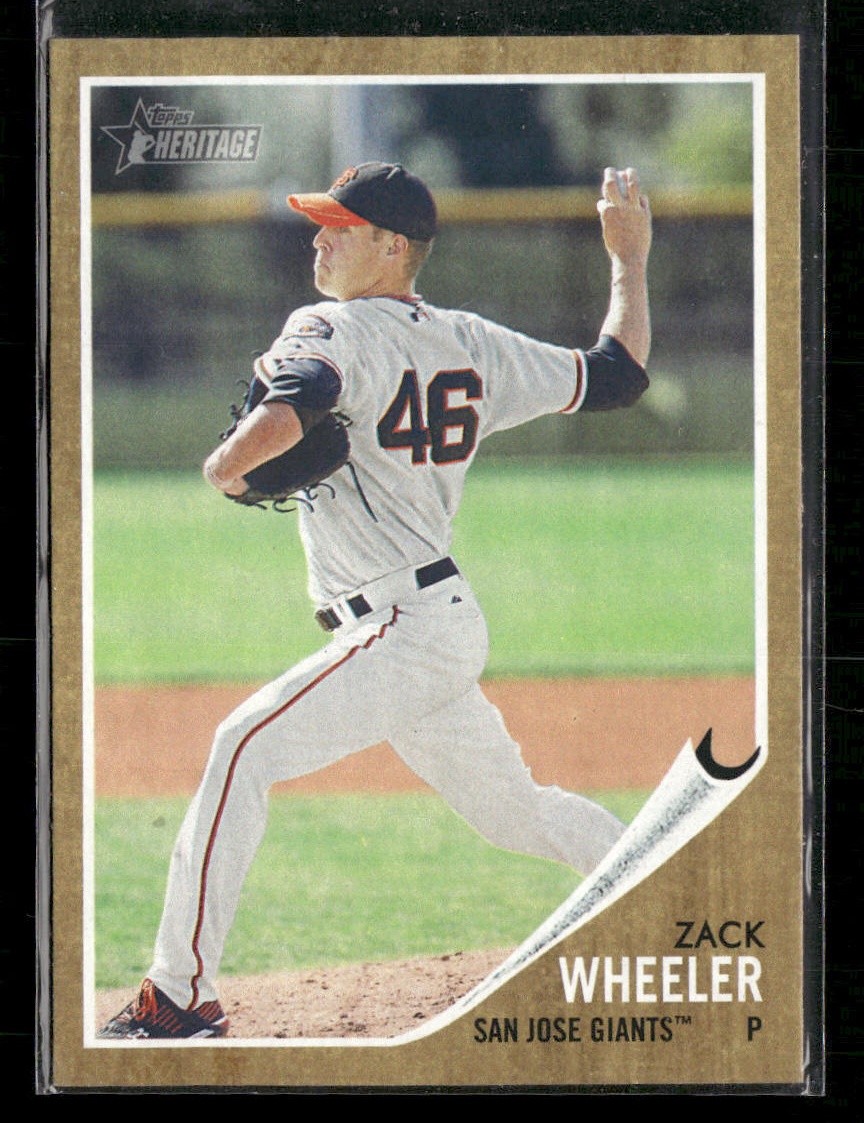 2011 Topps Heritage Minor League #102 Zack Wheeler Rookie
