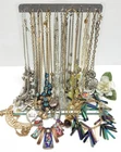 VINTAGE TO NOW FASHION/COSTUME/ CRAFT JEWELRY NECKLACE LOT,  MIXED MATERIALS