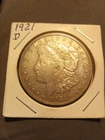 morgan silver dollar. 1921-D