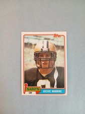 1981 Topps Archie Manning football card #158
