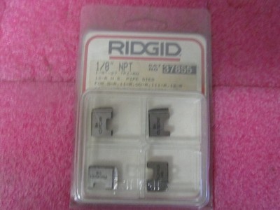 Rigid 1/8  NPT 37855 High Speed Pipe Dies 12-R