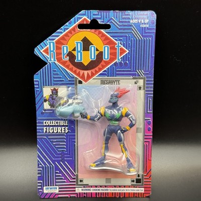 Reboot Megabyte Small Collectible Action Figure Irwin 1995 NEU + SEALED sehr guter Zustand