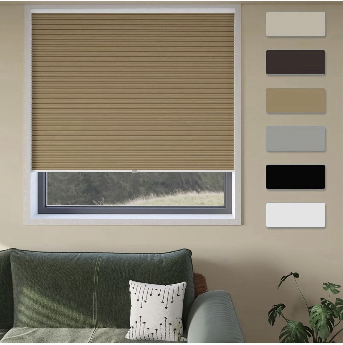 Size 19" Wide X 36" Height Light Brown