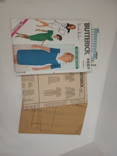Butterick 4557 Nicole Miller patrón de costura nuevo tamaño 12-16 sobre dañado - Imagen 10 de 10