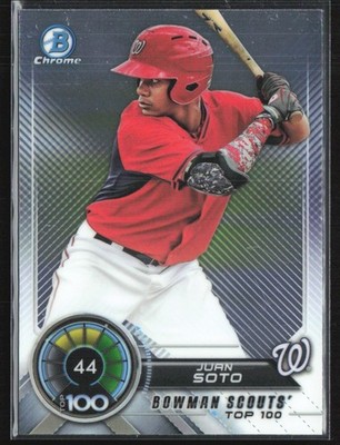 その他 ToppsBowman 2018 Juan Soto Scouts Top100 Juan Soto 2018 Bowman Scouts' Top 100 #BTP-44 Washington Nationals