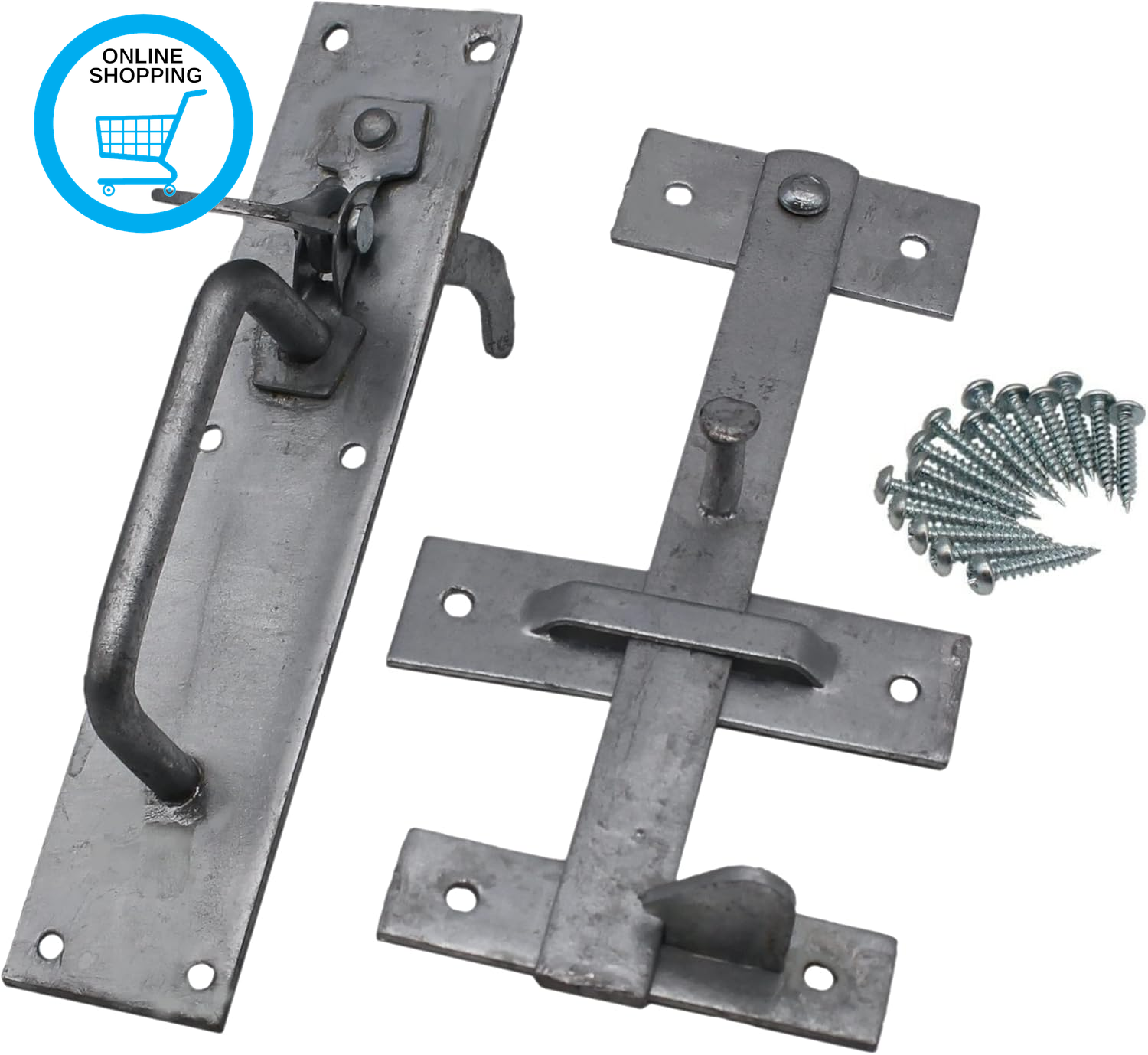 Gate Latch | Suffolk Pattern | Hot Dip Galvanised Finish | 216 X 50Mm