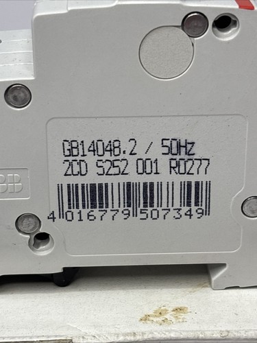 (5) ABB S202K2 2A 2-poliger Leitungsschutzschalter K-Kurve MCB HUTSCHIENENMONTAGE 277V NEU 📦 - Bild 9 von 19