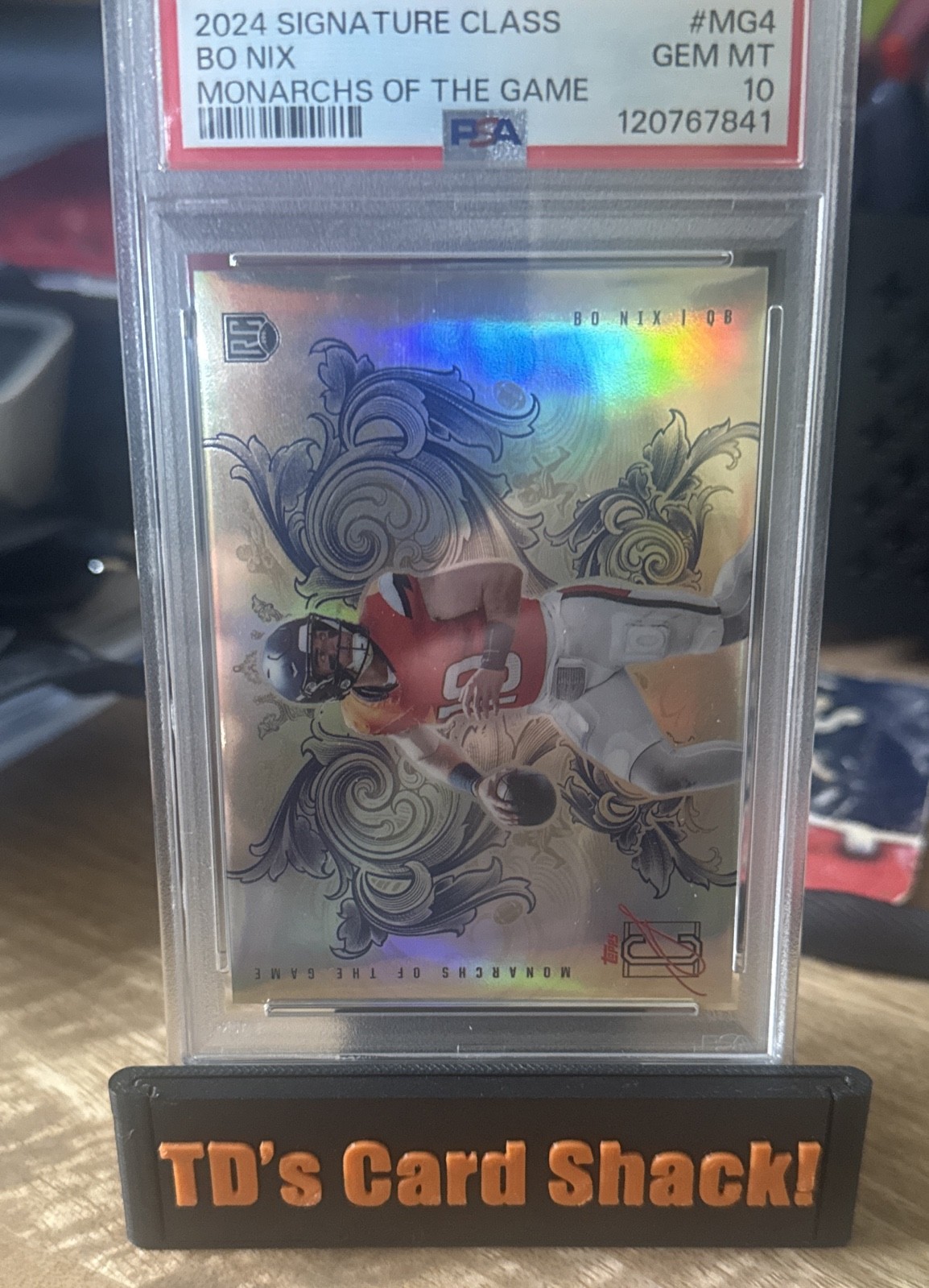 Bo Nix Topps Signature Class Monarchs of the Game #MG4 Base