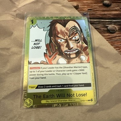 One Piece TCG Two Legends Foil The Earth Will Not Lose! (115) One Piece!