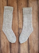 Handmade Women's Winter Socks Size 6-8