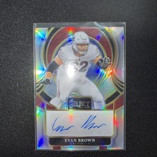 2025 Panini Select Evan Brown Silver Auto 🔥