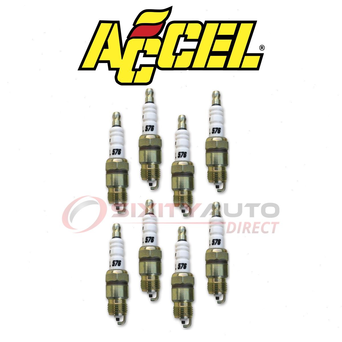 ACCEL Spark Plug for 1971 GMC K25 K2500 Pickup 5.7L V8 - Ignition Secondary  mw