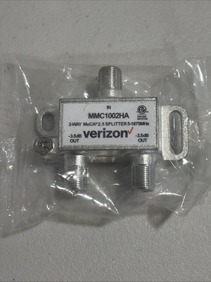Verizon FIOS 2-Way MoCa 2.0 Splitter 5-1675MHz MMC1002HA 3.5dB OUT