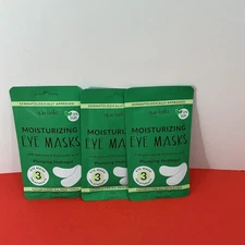 Que Bella Professional Moisturizing Hydrogel Eye Masks 3 Pairs New SET 3 Pack
