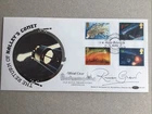 1986 Benham BLCS10 Halleys Comet FDC Signed British Astrologer Russell Grant.