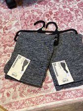 2 Pair Women s No Boundaries High Rise Legging Size Xxs/xs Ankle Length