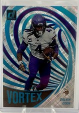 2023 Panini Donruss - Vortex Dalvin Cook #VOR-14 Cosmic /100