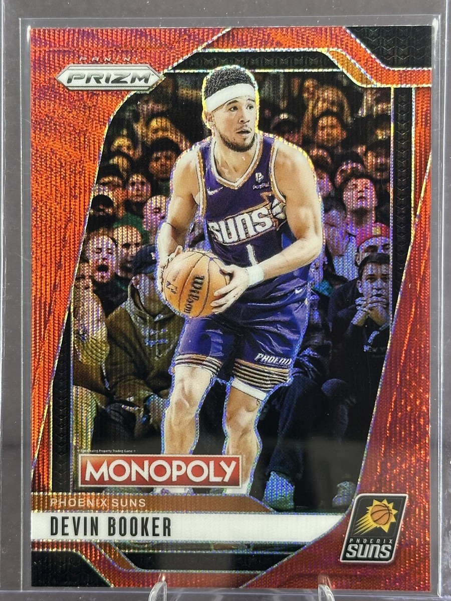 2024-25 Panini Prizm Monopoly #77 Devin Booker Red Wave Phoenix