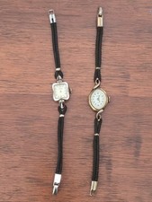 Vintage Set of Two Watches Gruen Precision Ladies Watch 17 Jewels & Fluva Watch