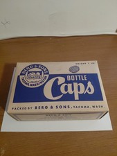Bouchons de bouteille anciens Burg and Sons Tacoma Washington 1 lb
