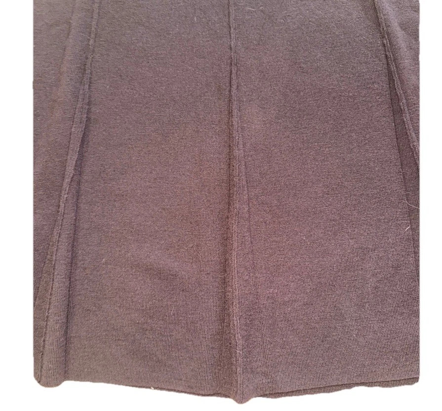 Eileen Fisher 1X Chocolate Brown 100% Wool Pull on Flared Skirt - Image 3 of 4