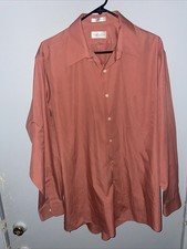 Van Heusen Shirt Mens XL Wrinkle Free Button Up Pocket Long Sleeve 90s