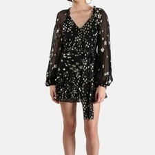 LoveShackFancy Silk Rina Mini Dres