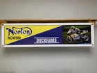Duckhams Norton banner RCW588 Motorcycle Workshop Garage Motorsport Wall Display