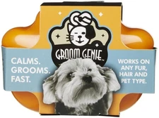 Groom Genie Small Dog Brush | Ergonomic Paw-Shape Design | Calms Pets W 3