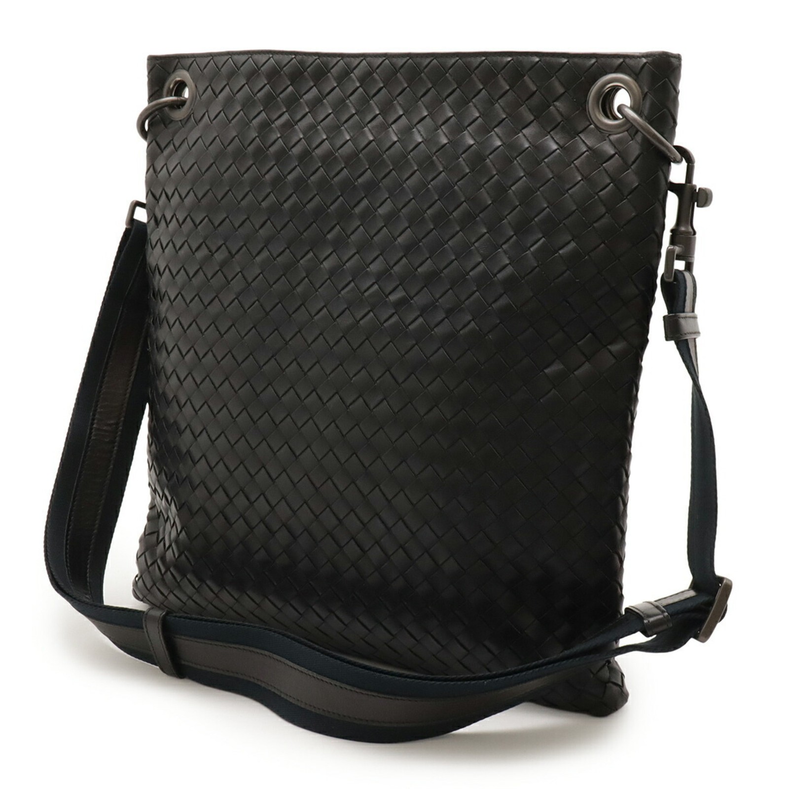 BOTTEGA VENETA Intrecciato Shoulder Bag, Black, 161623 GZl1fbo9 thumbnail 3