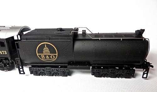 HO Bachmann B&O Mikado 2-8-2 with Vanderbilt Tender Loco & Tender Smokes Lighted - Picture 4 of 13