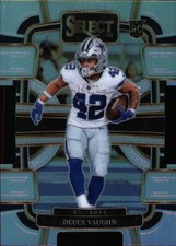 2023 Panini Select #28 Deuce Vaughn Silver Prizms Die Cuts Dallas Cowboys