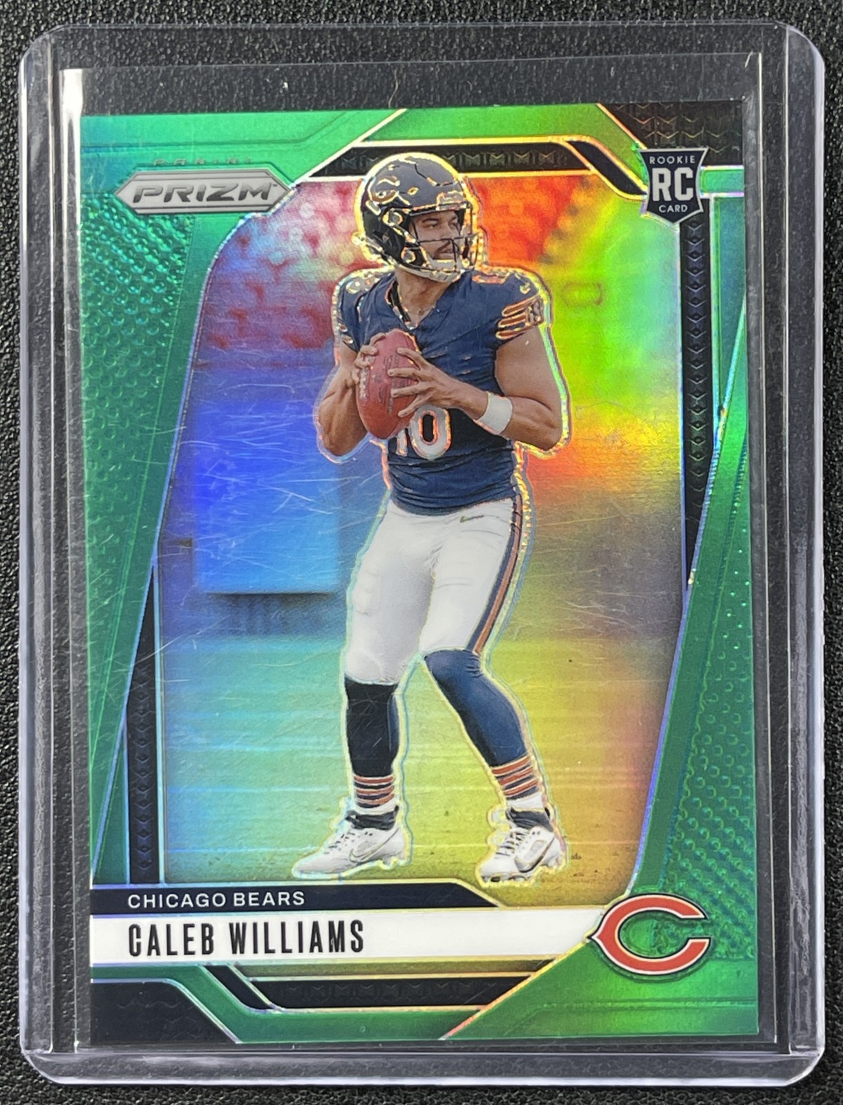 CALEB WILLIAMS 2024 PANINI PRIZM #301 ROOKIE GREEN RC BEARS