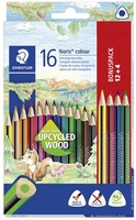 12 Staedtler Dreikant-Buntstift Noris Colour, 12 + 4 Kartonetui