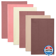 Baby Burp Cloths - Girls  Boys - 6 Pack Large 100 Cotton - Double Layered