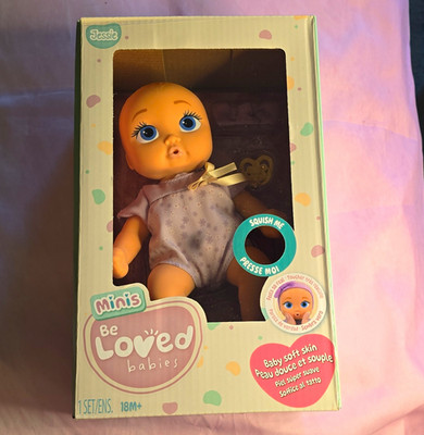 IMC Toys Be Loved Babies Minis Jessie Baby Doll 8.66'' Soft Body New In Box