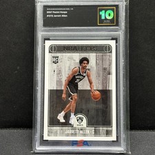 Jarrett Allen Brooklyn Nets 2017-18 Hoops RC Graded 10