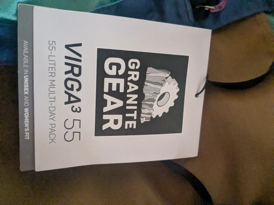 Granite Gear Virga3 55 Women's Fit Backpack Women's Roller Teal/Purblue - Image 3 of 4