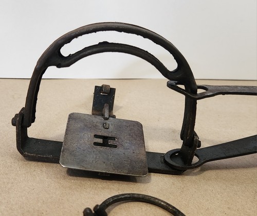 Herters #42 Hudson Bay Single Long Spring Double Jaw Trap - Picture 4 of 15