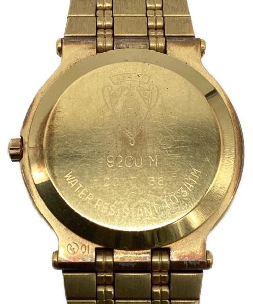 Gucci Quartz Men's Watch 2.2cm Gold-Tone Used Authentic Swiss thumbnail 2