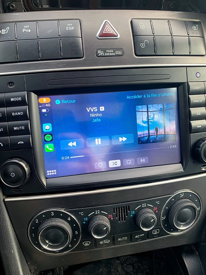 For Mercedes Benz C-Class W203 2004-2007 Android 14 GPS Car Stereo Radio Navi BT - Image 2 of 4