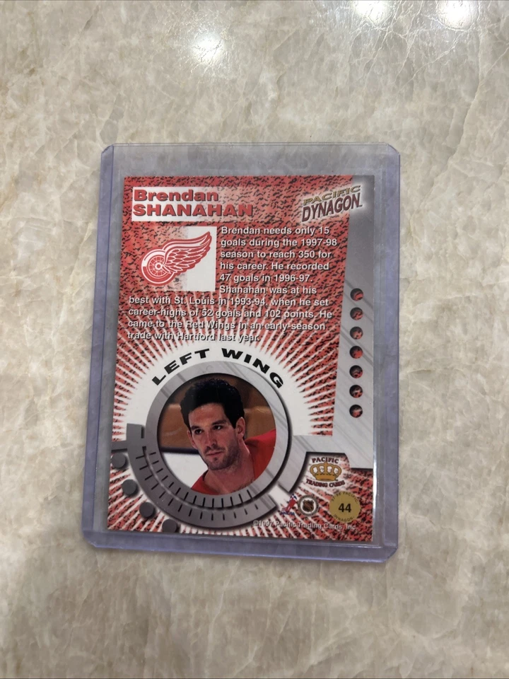 1997-98 Pacific Dynagon Red Brendan Shanahan #44 HOF - Image 4 of 4