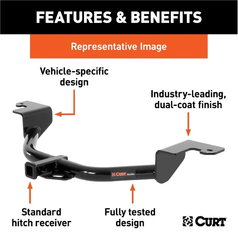 Curt Class 1 Trailer Hitch 11423 for Audi A6 Foto 3 de 4