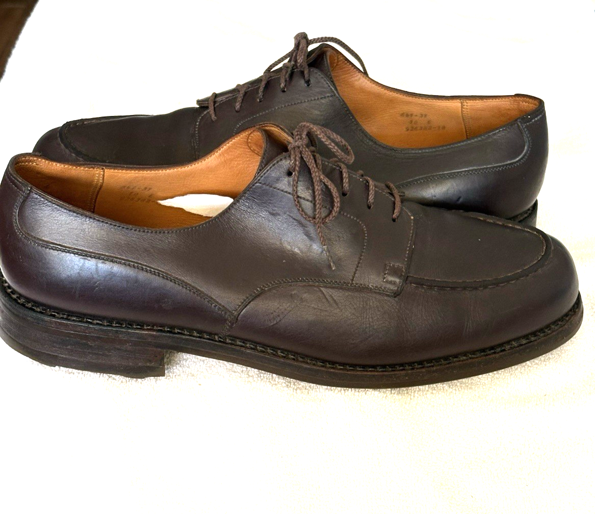 Rare JM Weston 641 Men's Brown Leather Le Golf Derby Size US 11