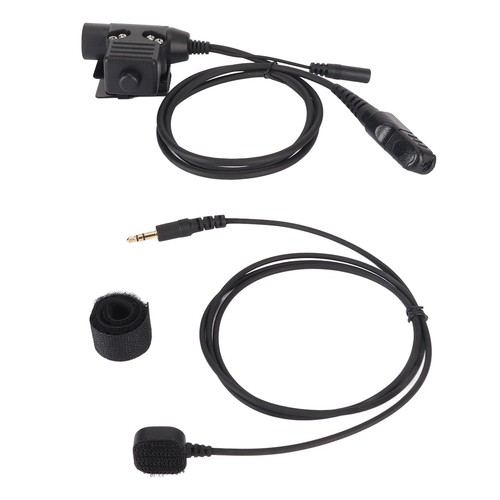 Adapter PTT Klips tylny Walkie Talkie Zestaw słuchawkowy Adapter do Xir P6600 P6 FY - Zdjęcie 5 z 22