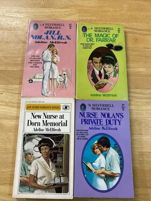 Adeline McElfresh Romance Novels Lot of 4 Paperback Books Good Condition